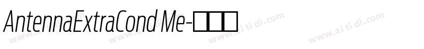 AntennaExtraCond Me字体转换